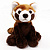 Игрушка мягкая Красная панда 14 см Uni-Toys RP015122